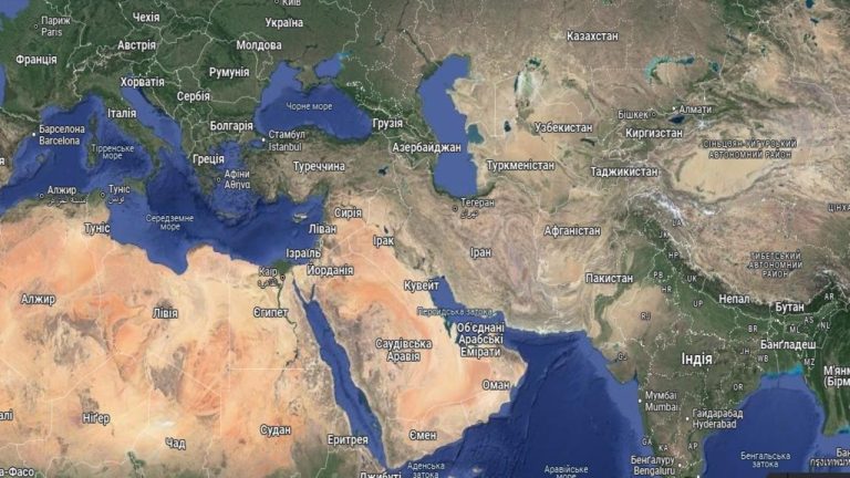 Ізраїль на карті світу: точне розташування, кордони та географічні особливості
